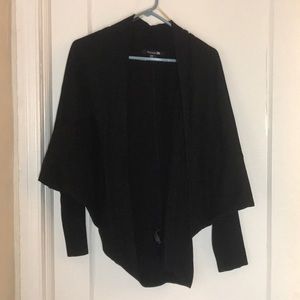 Black Sinched Wrist and Waist sweater